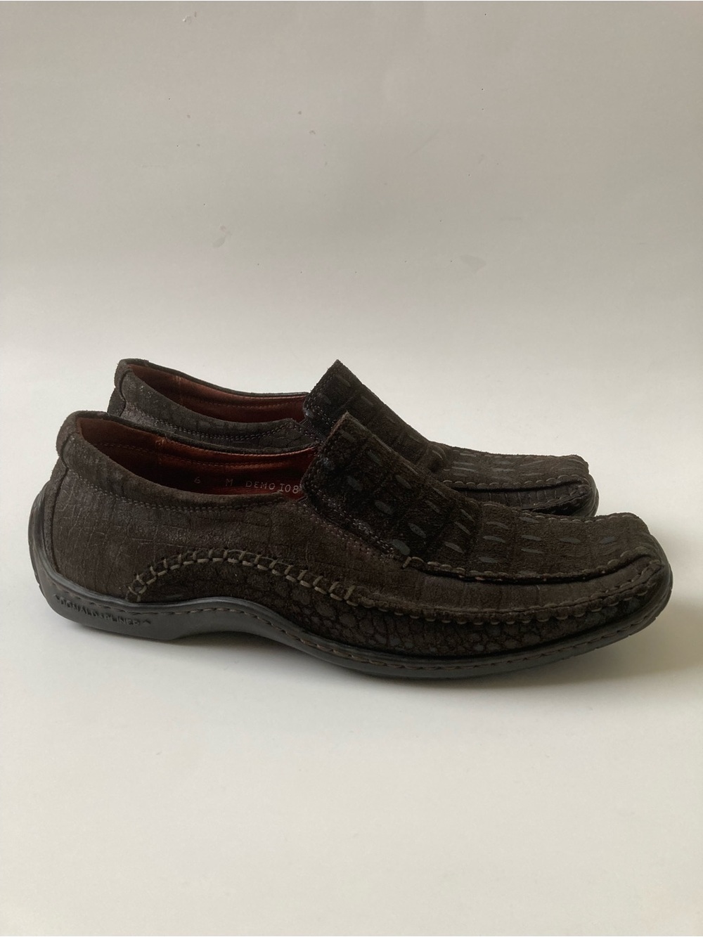 Donald J Pliner Sport Demo Expresso Suede Driving Loafers